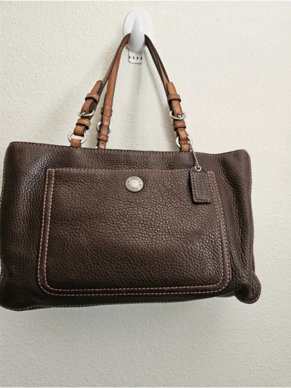 Coach VINTAGE Chelsea Pebbled Leather Tote